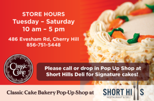 classic cake pop up store short hills deli